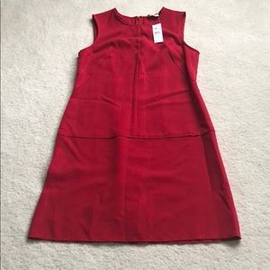 Loft Size 2 Drop Waist Red Dress (New)